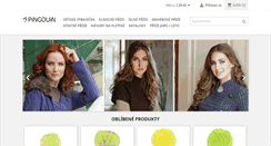 Desktop Screenshot of pingouin.cz